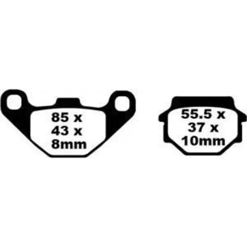 BRAKE PAD SFA-HH SERIES SINTERED METAL SCOOTER