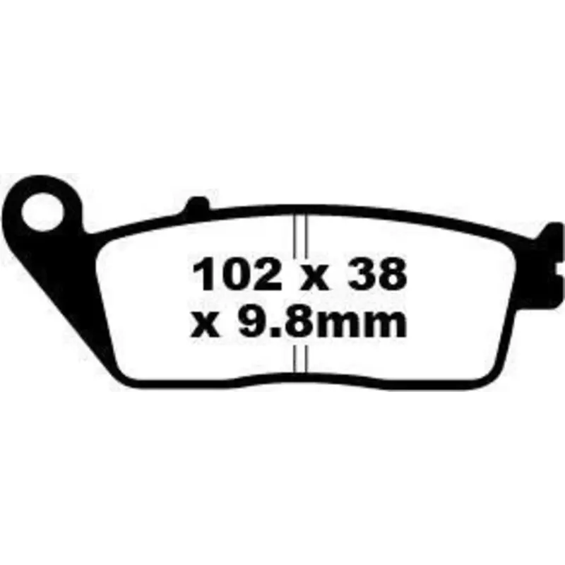 BRAKE PAD SFA-HH SERIES SINTERED METAL SCOOTER