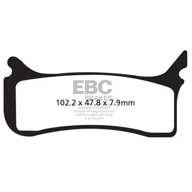 BRAKE PAD EPFA-HH SERIES SINTERED METAL