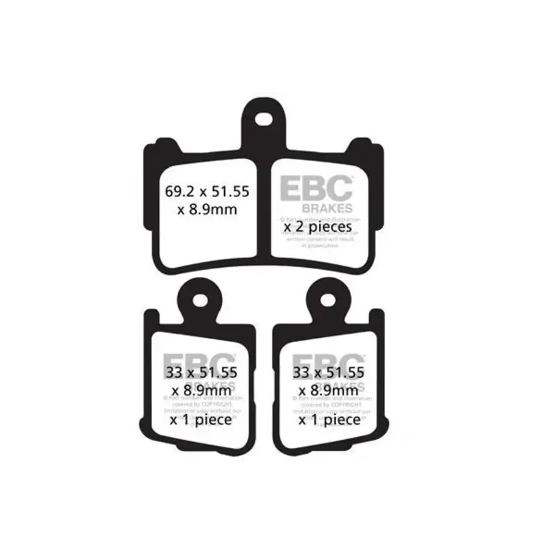 BRAKE PAD FA-HH SERIES SINTERED METAL