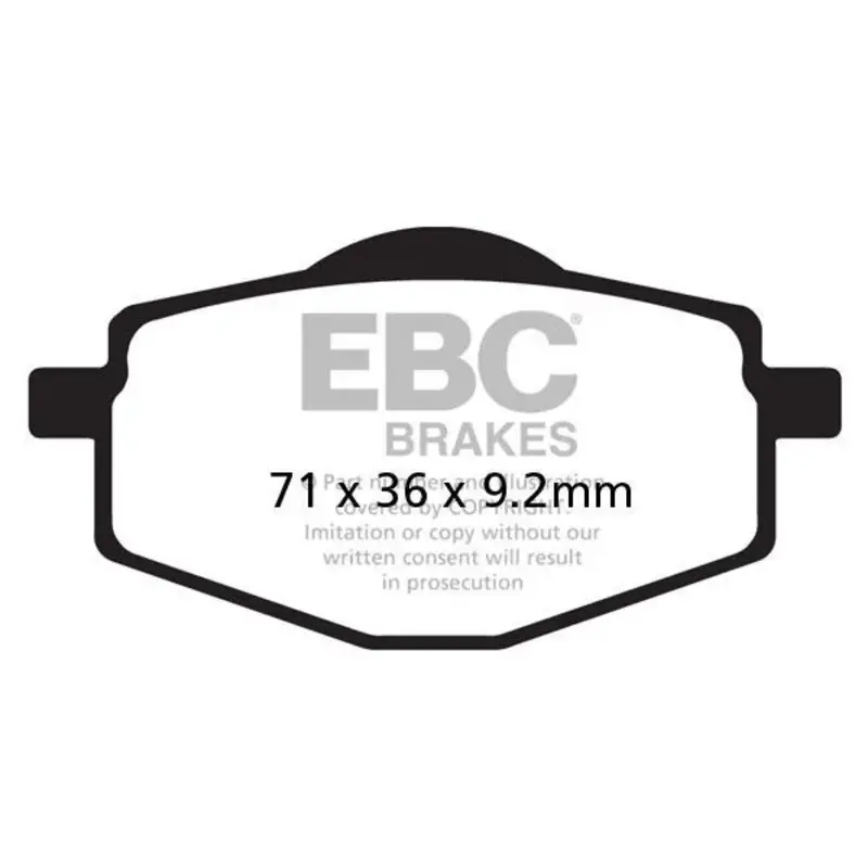 BRAKE PAD SFA-HH SERIES SINTERED METAL SCOOTER