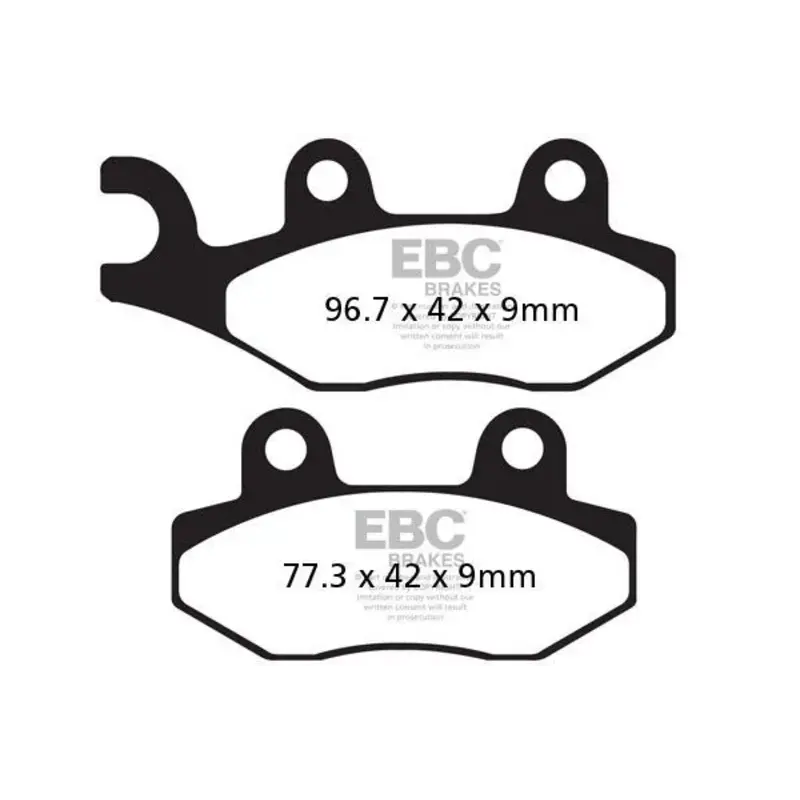 BRAKE PAD SFA-HH SERIES SINTERED METAL SCOOTER