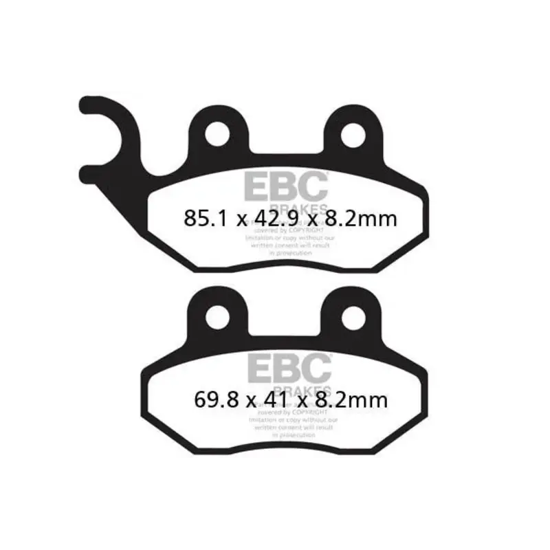BRAKE PAD SFA-HH SERIES SINTERED METAL SCOOTER