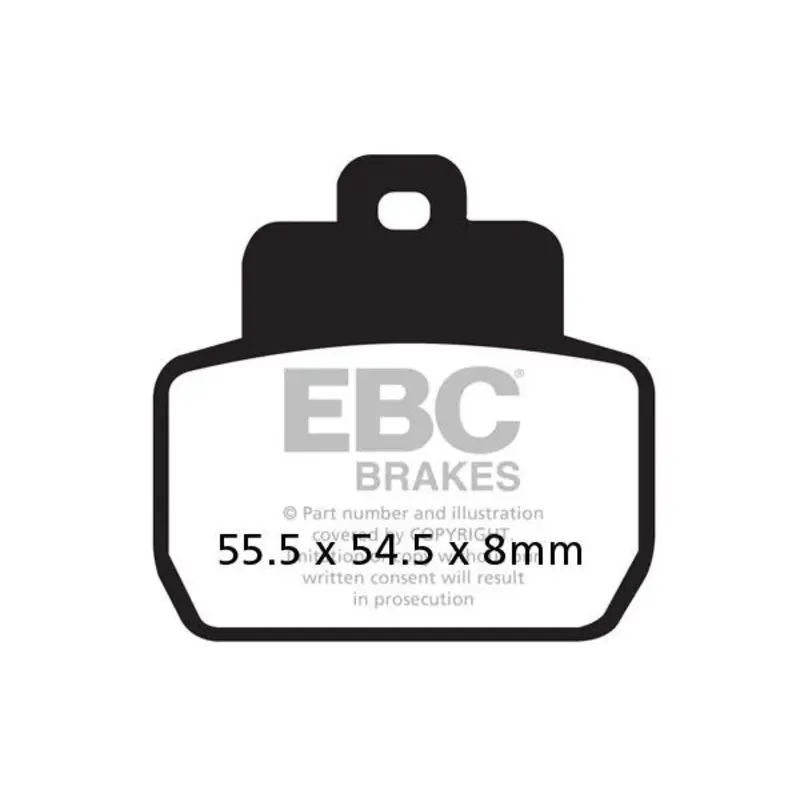 BRAKE PAD SFA-HH SERIES SINTERED METAL SCOOTER