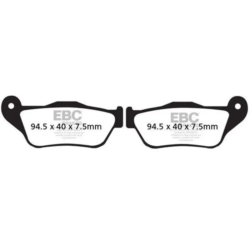 BRAKE PAD SFA-HH SERIES SINTERED METAL SCOOTER