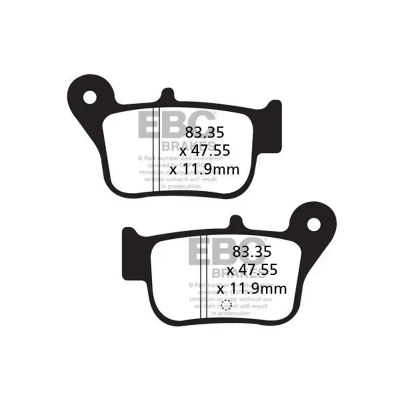 BRAKE PAD SFA-HH SERIES SINTERED METAL SCOOTER