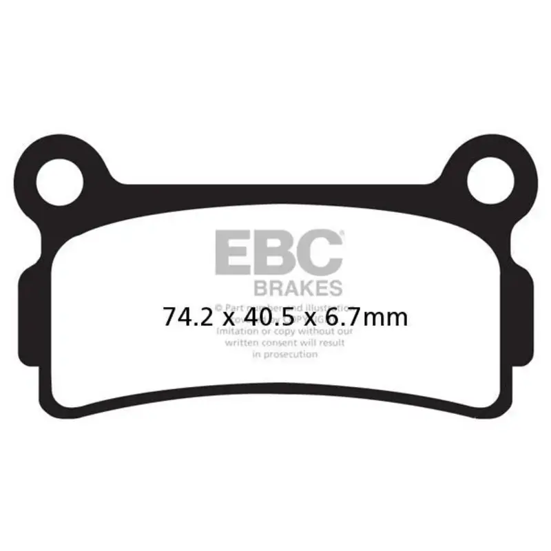 BRAKE PAD FA-R SERIES SINTERED METAL