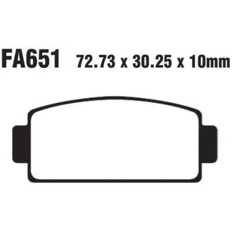 BRAKE PAD FA-R SERIES SINTERED METAL