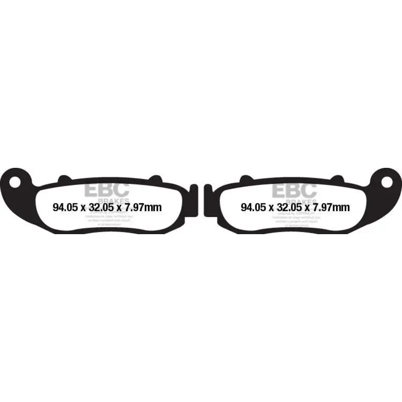 BRAKE PAD FA-R SERIES SINTERED METAL