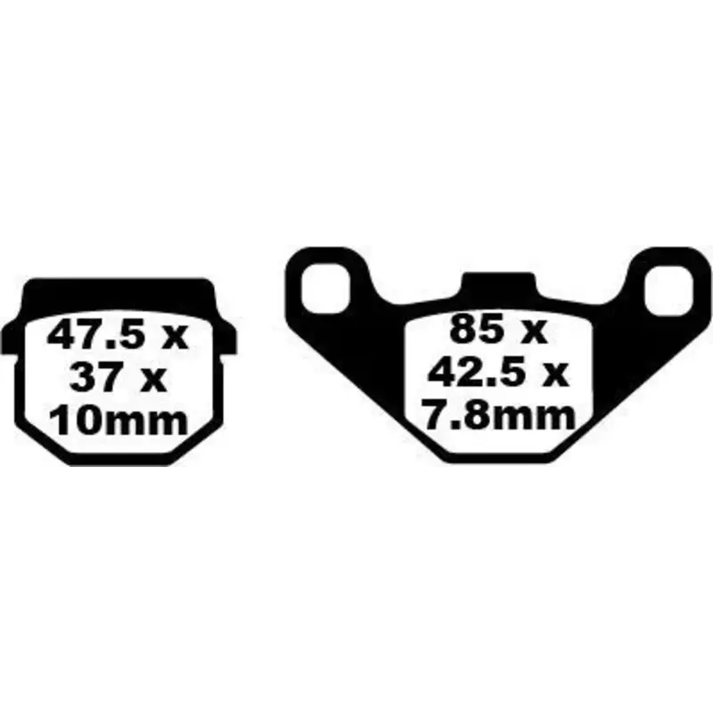 BRAKE PAD FA-TT SERIES CARBON FIBER OFFROAD