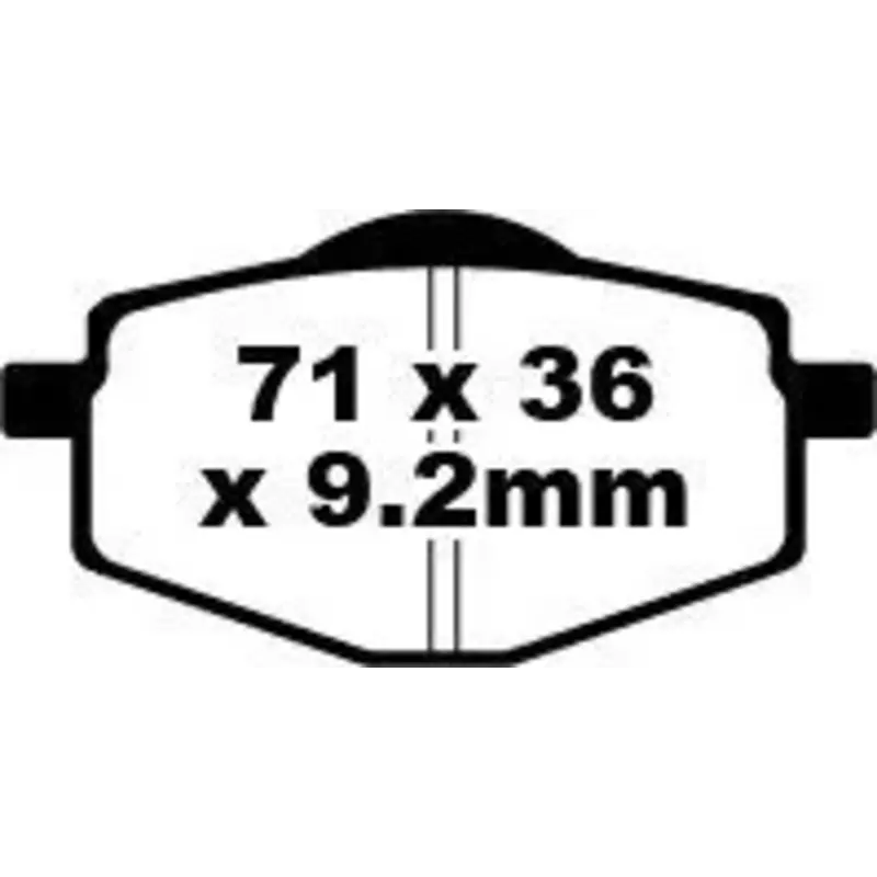 BRAKE PAD FA SERIES ORGANIC