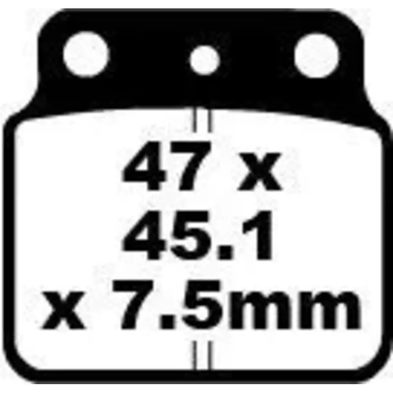 BRAKE PAD FA-TT SERIES CARBON FIBER OFFROAD