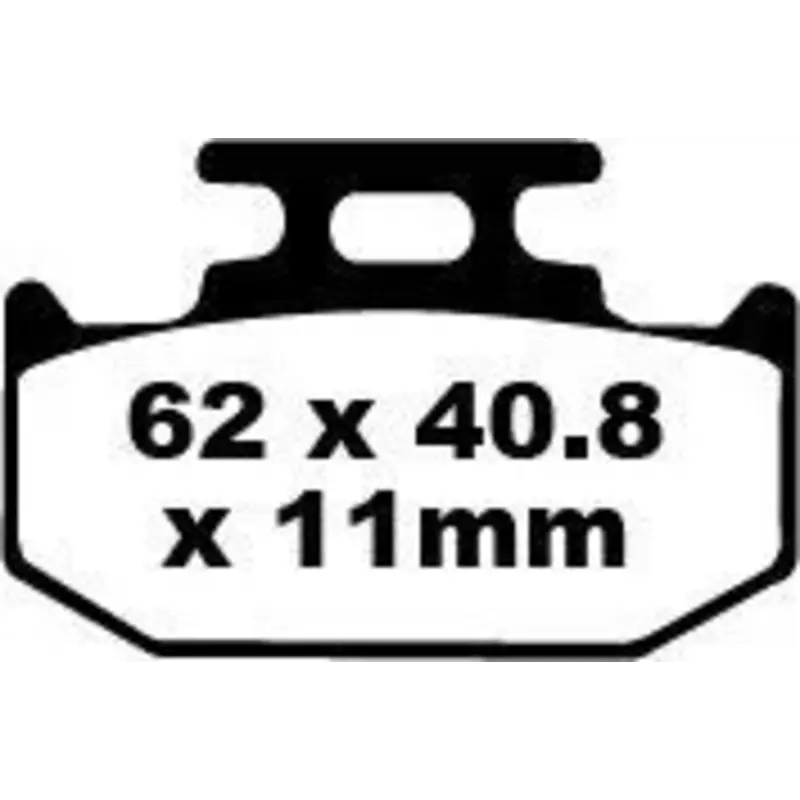 BRAKE PAD FA-TT SERIES CARBON FIBER OFFROAD