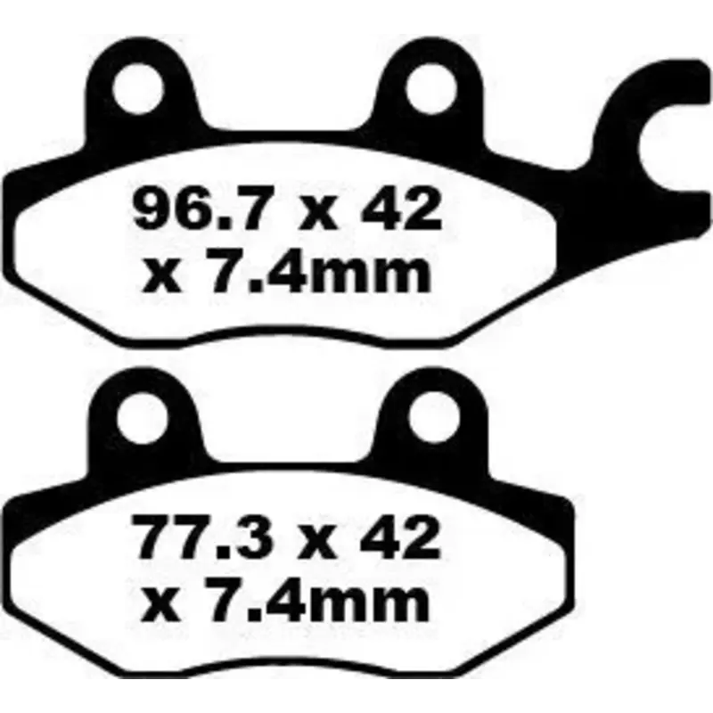 BRAKE PAD FA-TT SERIES CARBON FIBER OFFROAD