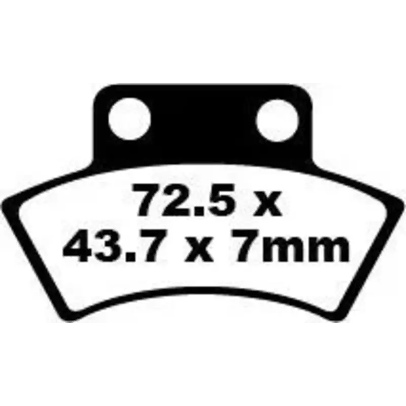 BRAKE PAD FA-TT SERIES CARBON FIBER OFFROAD