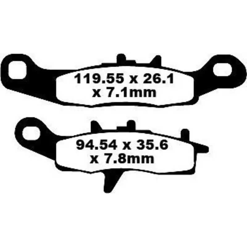 BRAKE PAD FA-TT SERIES CARBON FIBER OFFROAD