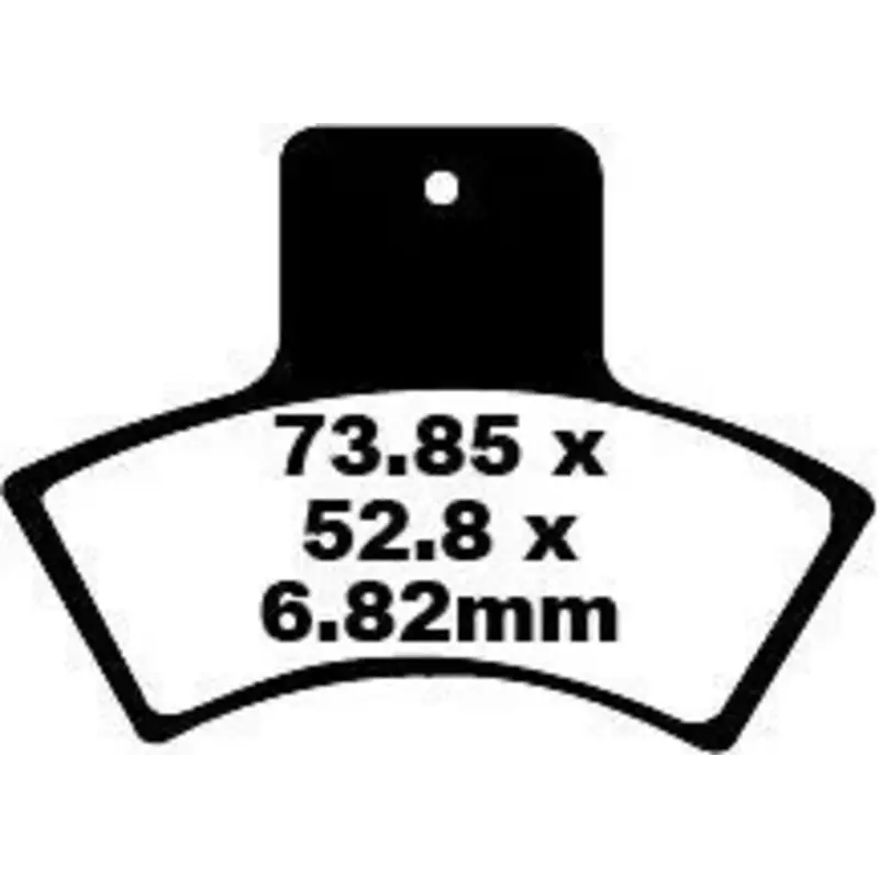 BRAKE PAD FA-TT SERIES CARBON FIBER OFFROAD