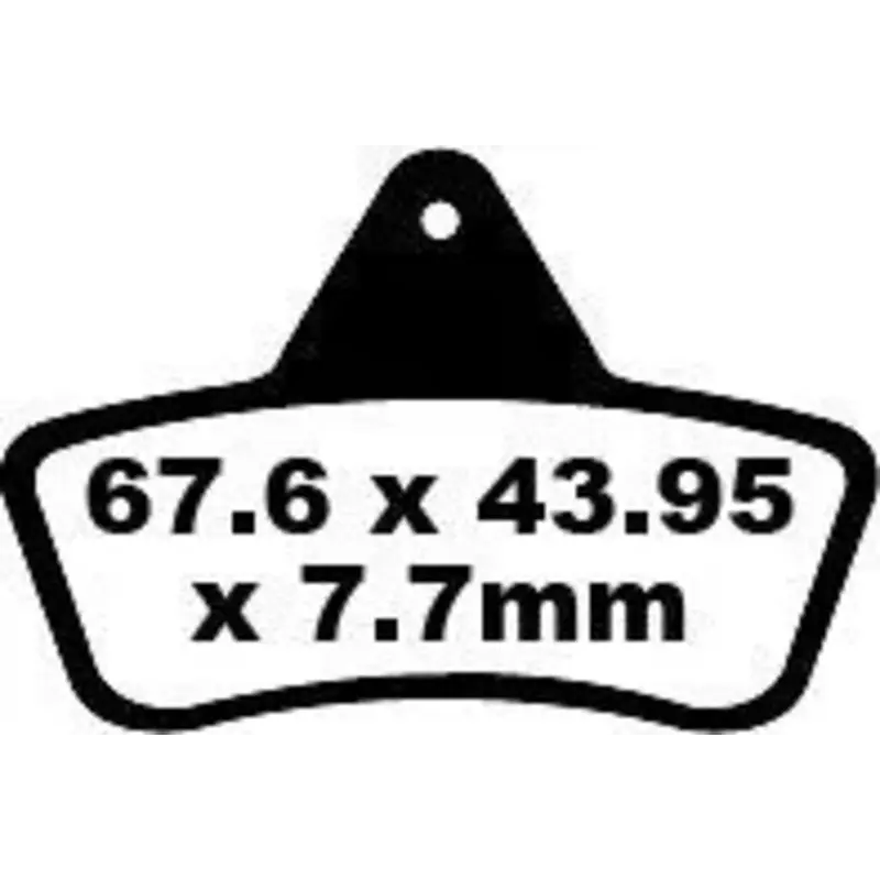 BRAKE PAD FA-TT SERIES CARBON FIBER OFFROAD