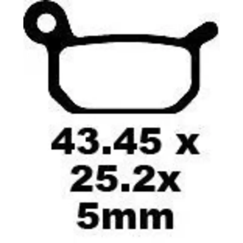 BRAKE PAD FA-TT SERIES CARBON FIBER