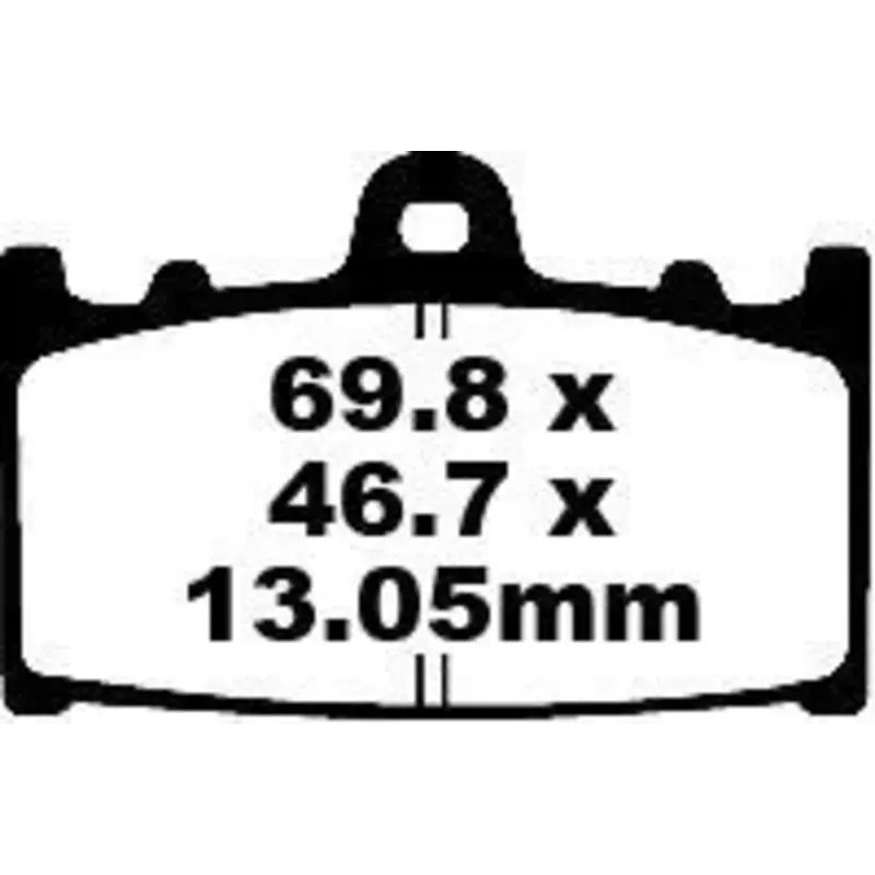 BRAKE PAD FA-TT SERIES CARBON FIBER