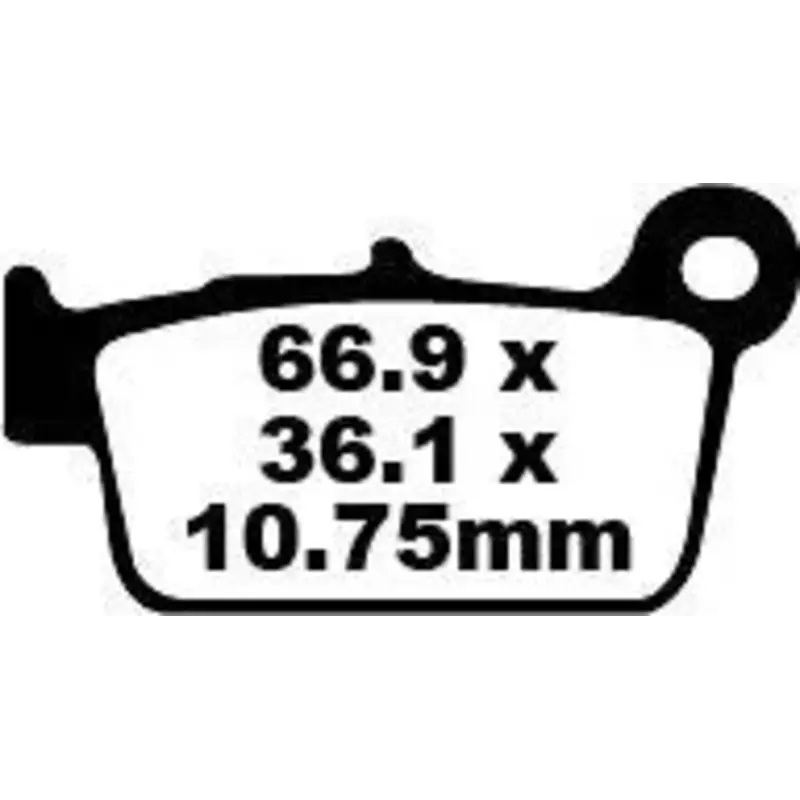 BRAKE PAD FA-TT SERIES CARBON FIBER