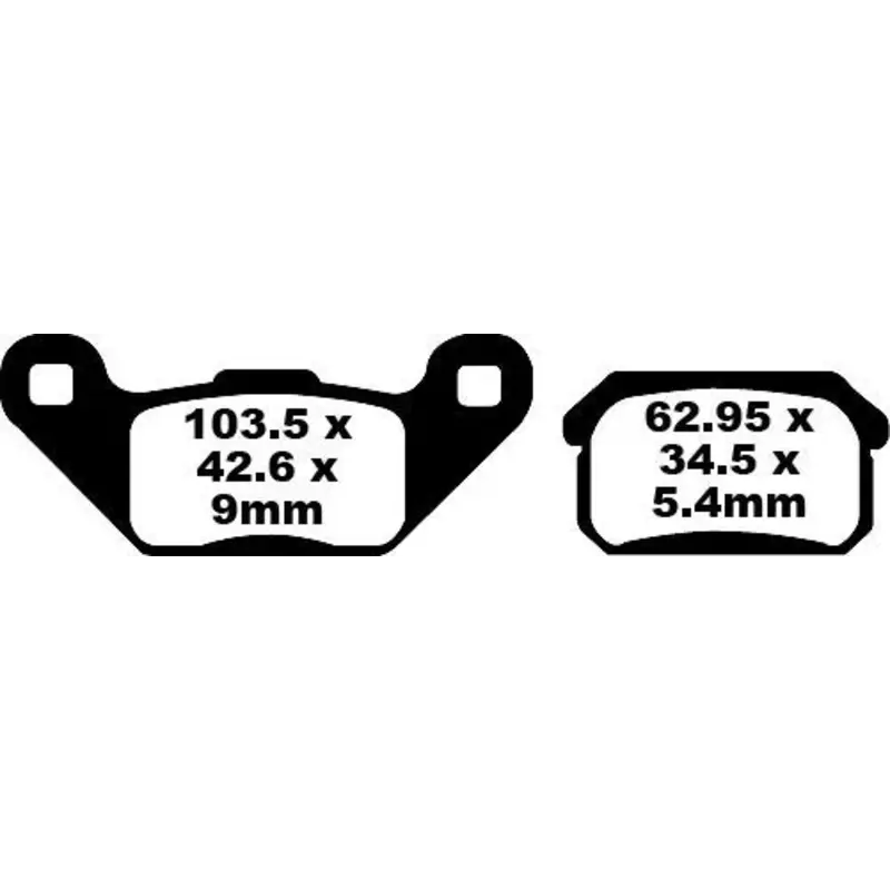 BRAKE PAD FA-TT SERIES CARBON FIBER OFFROAD