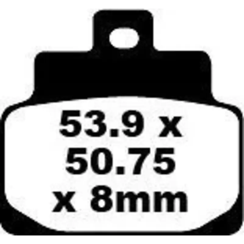 BRAKE PAD SFA SERIES ORGANIC