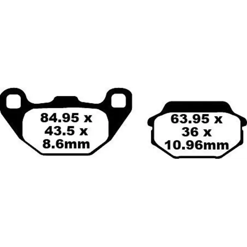 BRAKE PAD SFA SERIES ORGANIC