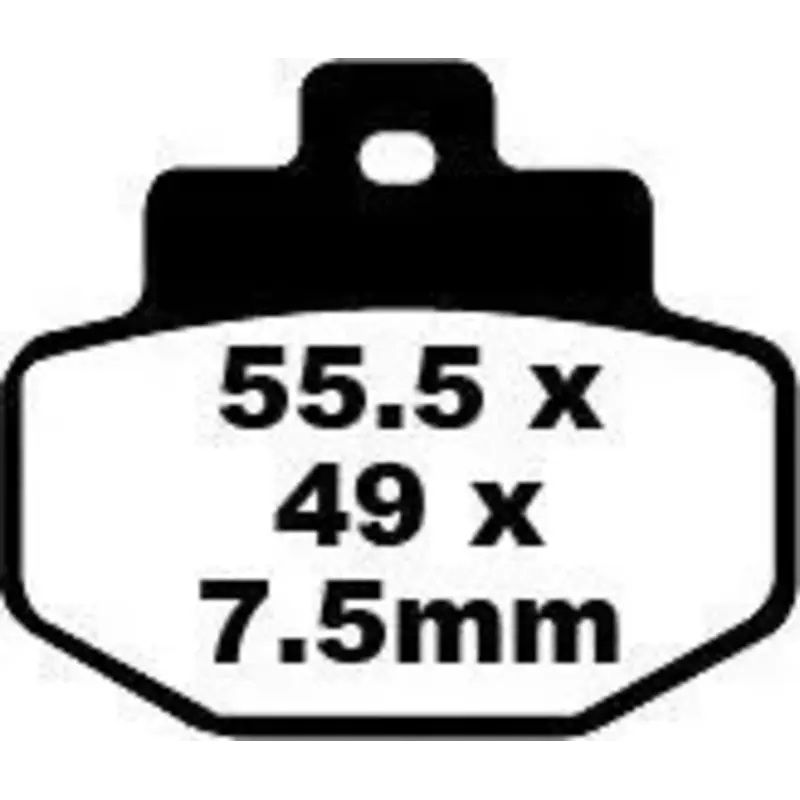 BRAKE PAD SFA SERIES ORGANIC