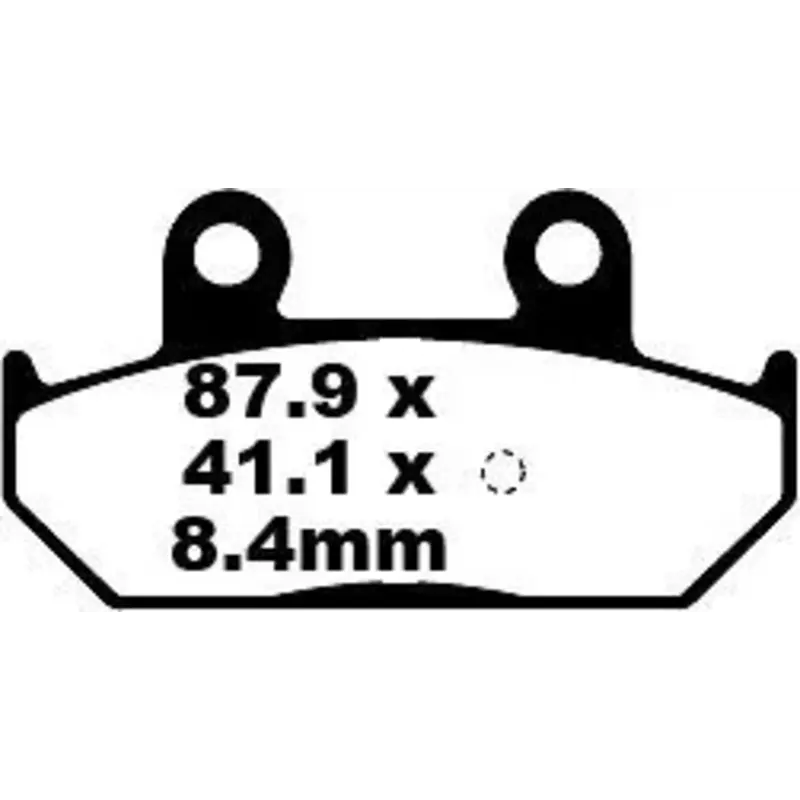 BRAKE PAD SFA SERIES ORGANIC
