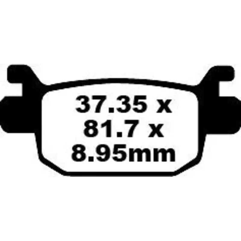 BRAKE PAD SFA SERIES ORGANIC