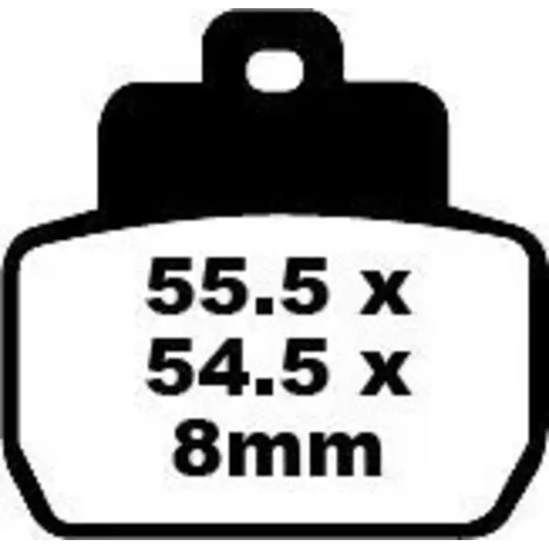 BRAKE PAD SFA SERIES ORGANIC