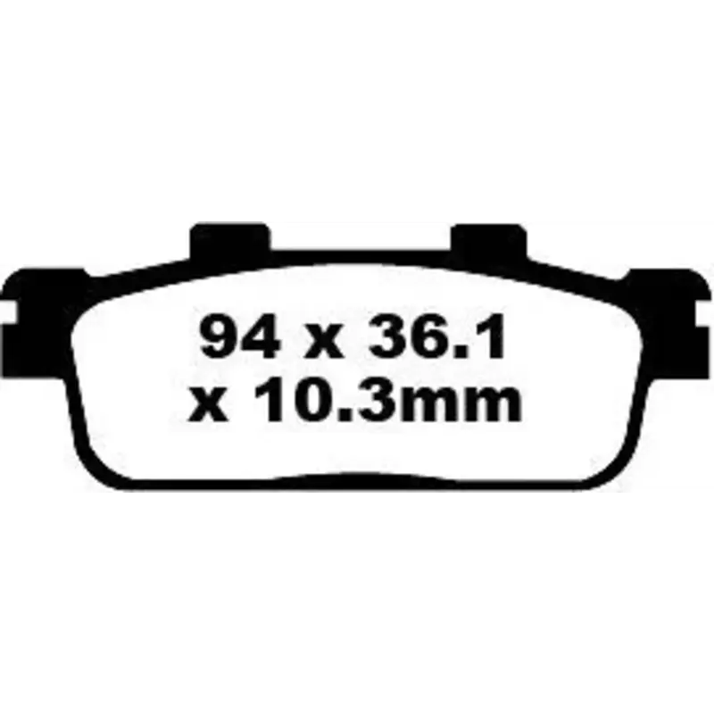 BRAKE PAD SFA SERIES ORGANIC