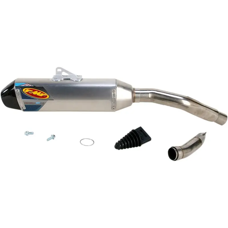 FACTORY 4.1 RCT SLIP-ON MUFFLER S/S ALUMINUM & CARBON NATURAL Kawasaki