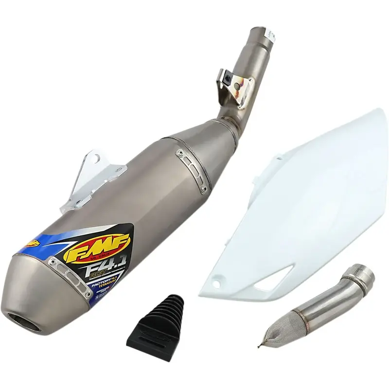 FACTORY 4.1 RCT SLIP-ON MUFFLER TITANIUM NATURAL Honda
