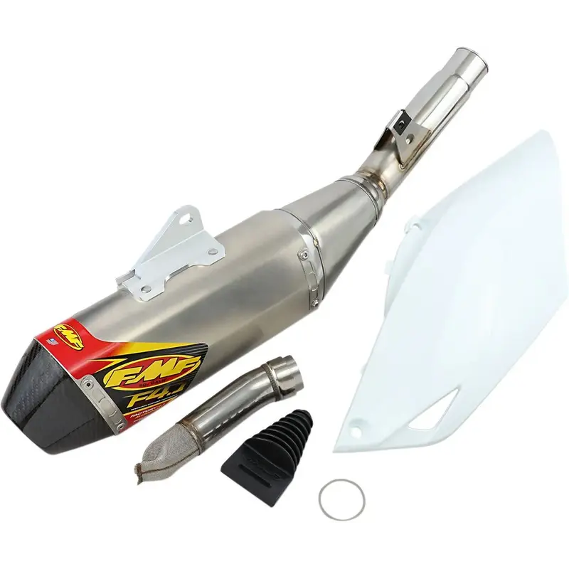 FACTORY 4.1 RCT SLIP-ON MUFFLER S/S ALUMINUM & CARBON NATURAL Honda