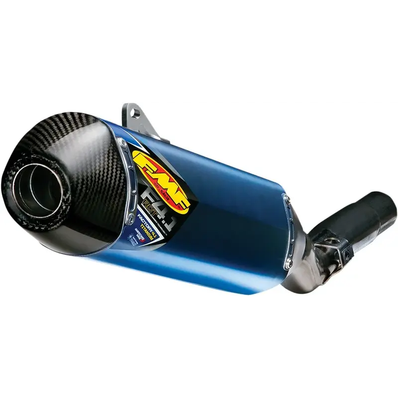 FACTORY 4.1 RCT SLIP-ON MUFFLER TITANIUM & CARBON BLUE ANODIZED KTM