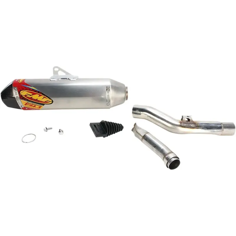 FACTORY 4.1 RCT SLIP-ON MUFFLER S/S ALUMINUM & CARBON NATURAL Kawasaki