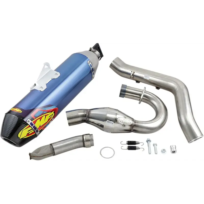 FACTORY 4.1 RCT + MEGABOMB SYSTEM STAINLESS STEEL & TITANIUM BLUE ANODIZED Yamaha