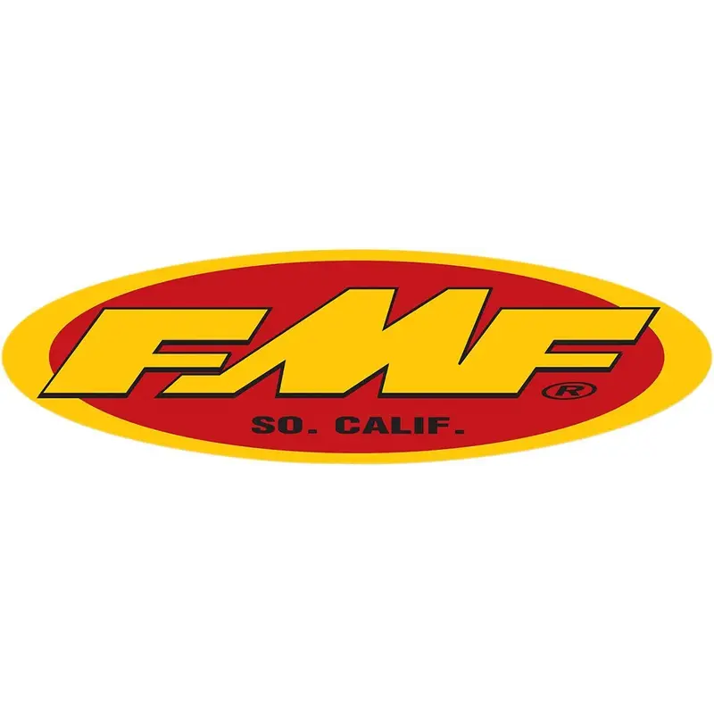 FMF OVAL TRAILER STICKER 58,4 CM (23") YELLOW/RED