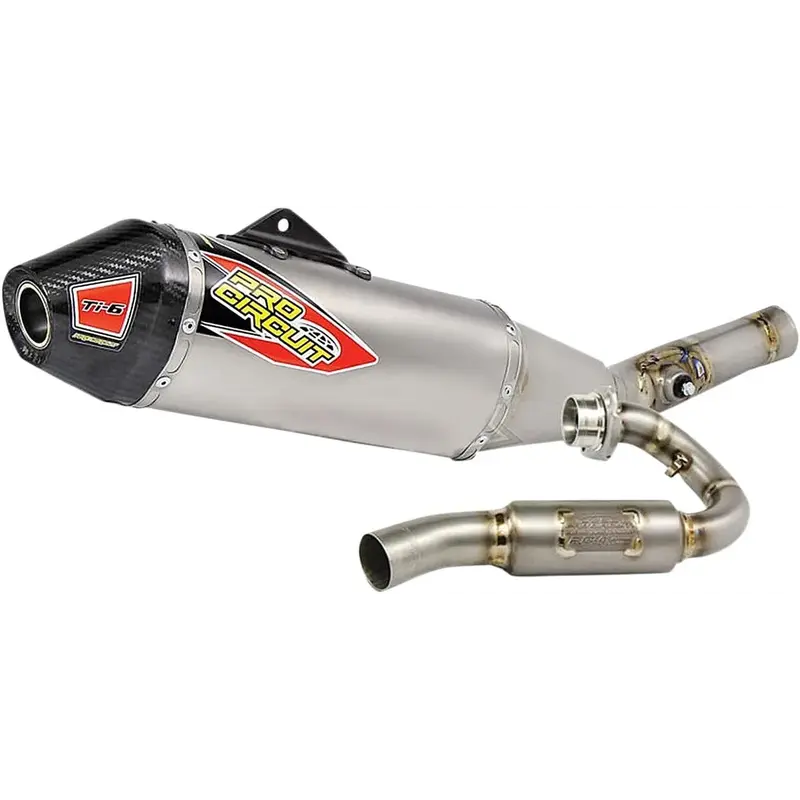 EXHAUST SYSTEM TI-6 TITANIUM WITH CARBON END CAP