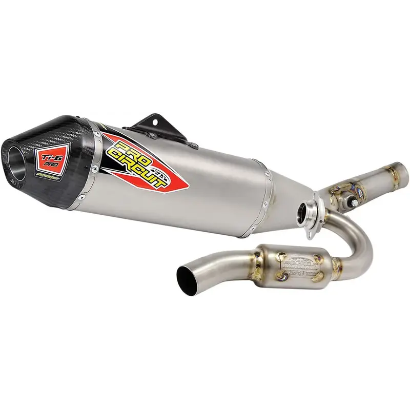 EXHAUST SYSTEM TI-6 PRO TITANIUM WITH CARBON END CAP