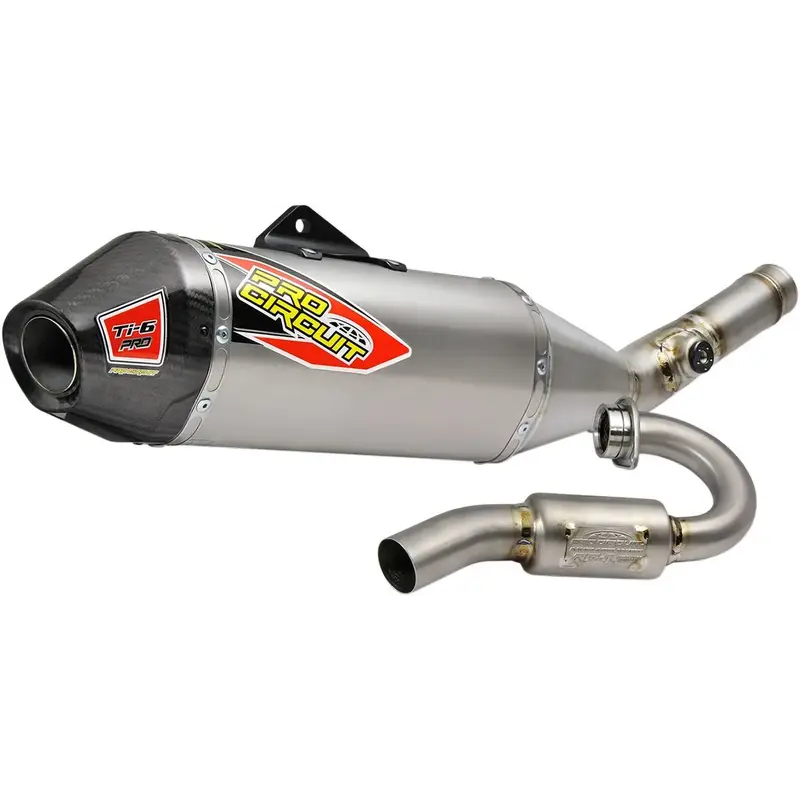 EXHAUST SYSTEM TI-6 PRO TITANIUM WITH CARBON END CAP