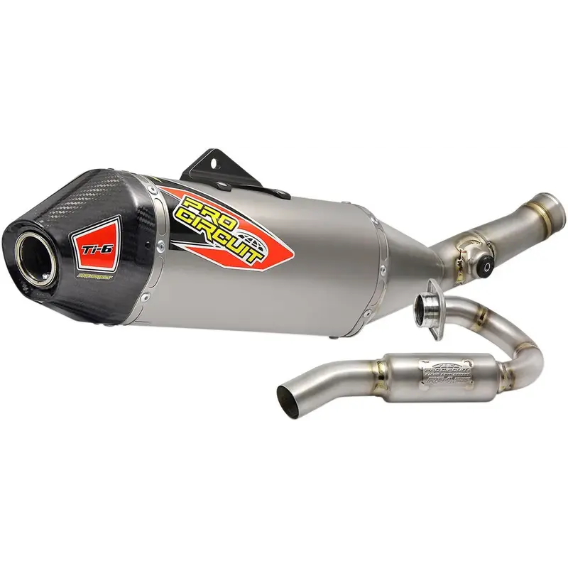 EXHAUST SYSTEM TI-6 TITANIUM WITH CARBON END CAP