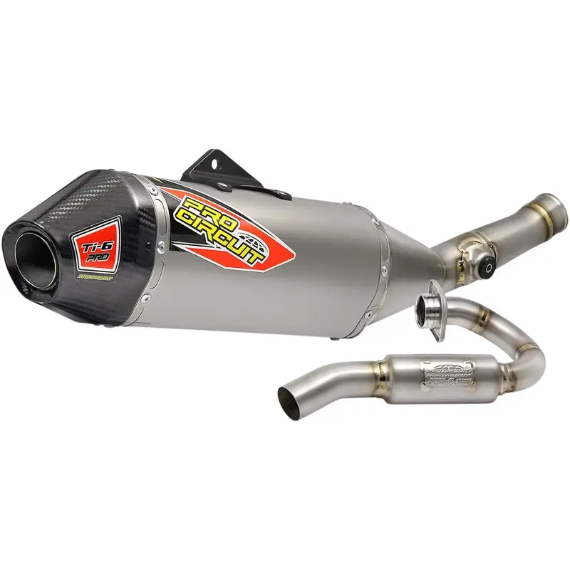 EXHAUST SYSTEM TI-6 PRO TITANIUM WITH CARBON END CAP
