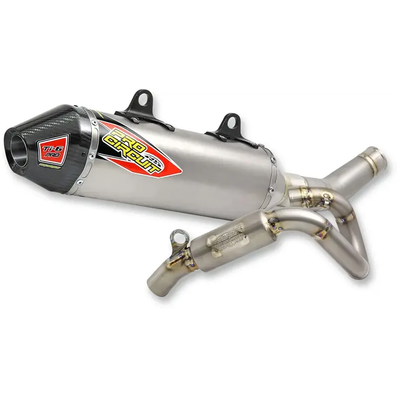 EXHAUST SYSTEM TI-6 PRO TITANIUM WITH CARBON END CAP