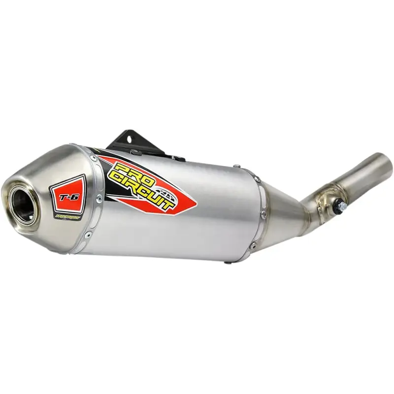 SLIP-ON MUFFLER/SILENCER T-6 STAINLESS STEEL ALUMINIUM