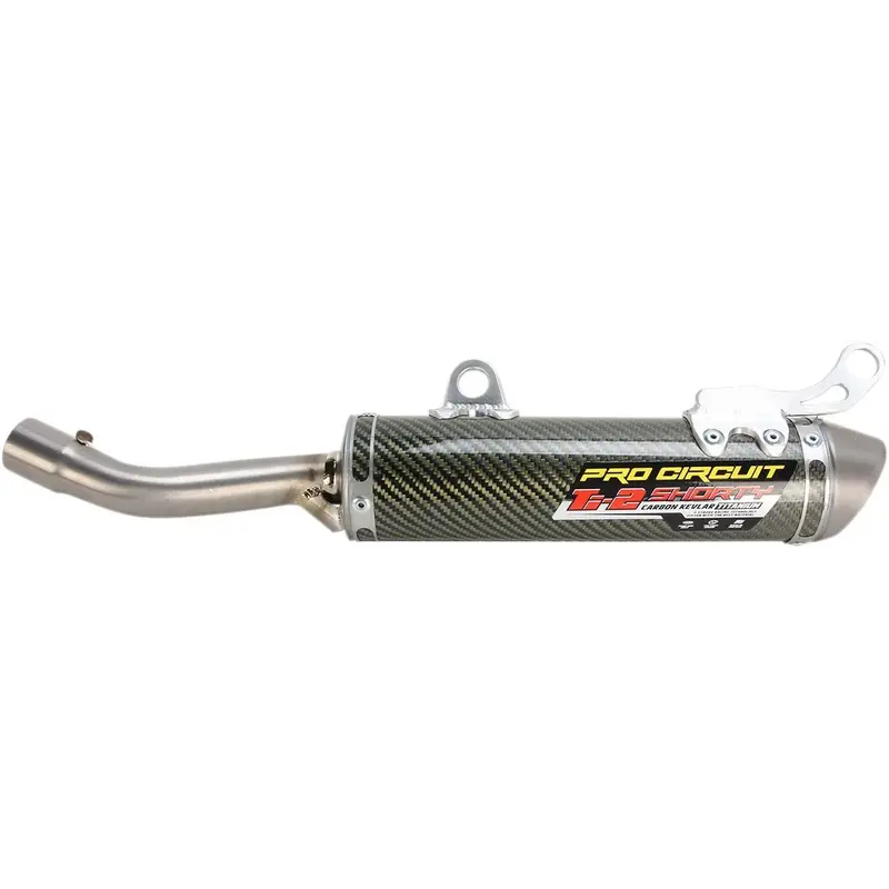 MUFFLER/SILENCER TI-2 SHORTY CARBON KEVLAR TITANIUM