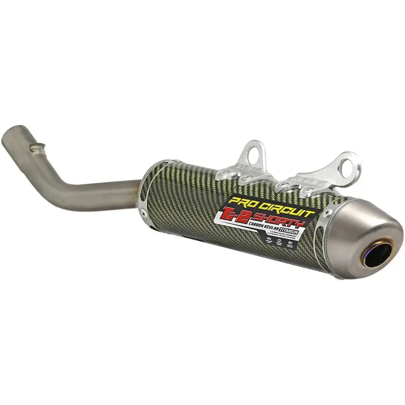MUFFLER/SILENCER TI-2 SHORTY CARBON KEVLAR TITANIUM