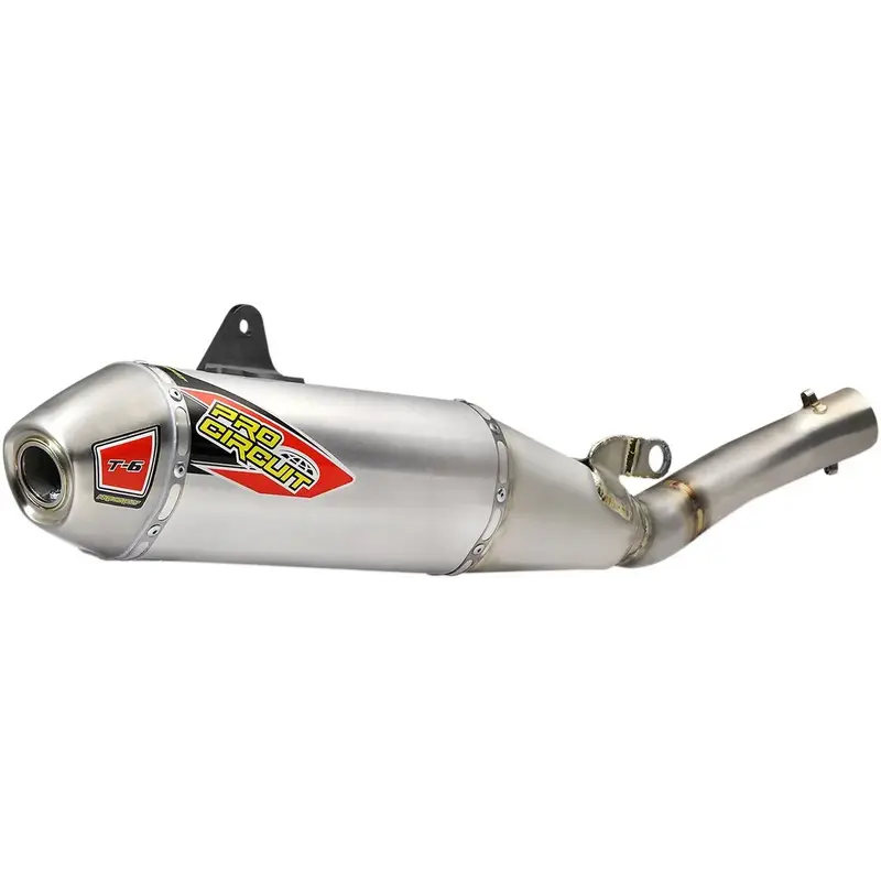 SLIP-ON MUFFLER/SILENCER T-6 STAINLESS STEEL ALUMINIUM